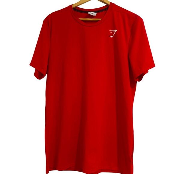 Gymshark Bold Red Short Sleeve Tee - Picture 1 of 4